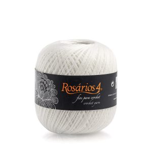 Crochet Rosários4 Branco (501) Nº6 100gr