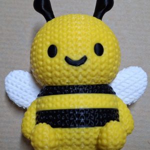 Abelha 3D - 7 cm (efeito croché)