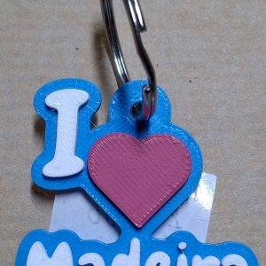 Chaveiro I love Madeira (4cm)