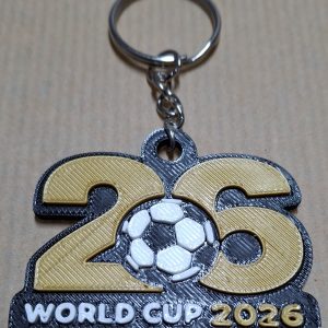 Chaveiro Mundial 2026 - 4 cm