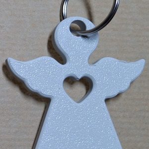Chaveiro anjo branco (6 cm)