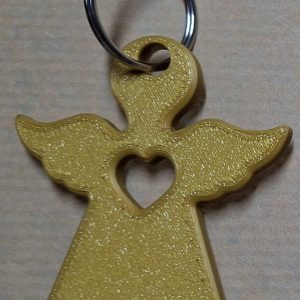 Chaveiro anjo dourado (6 cm)