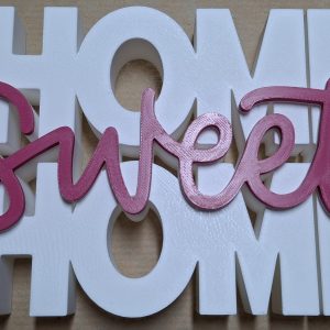 Home sweet Home 3D - 18x11 cm