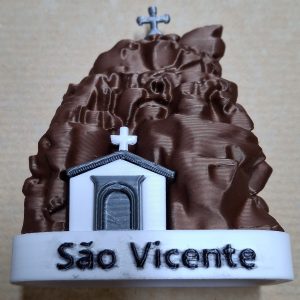 Modelo 360º Capela São Vicente - Madeira (8cm)