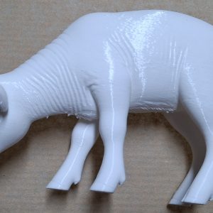 Ovelha presépio 3D - 7.5x11 cm